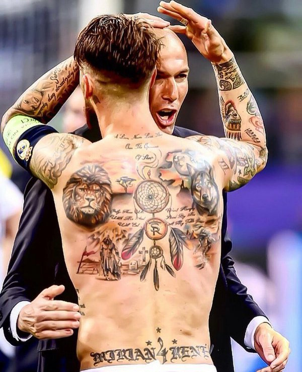 Sergio Ramos, tatuaje