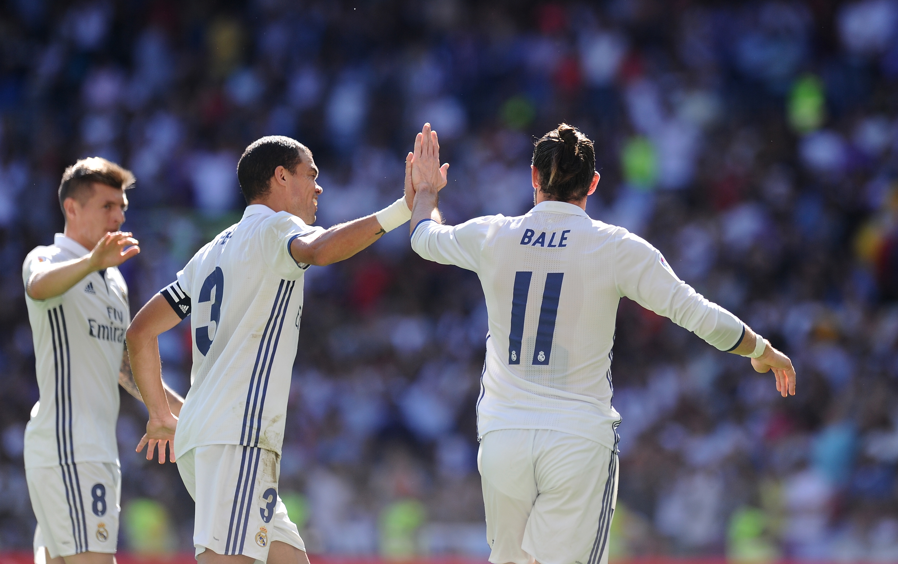 Bale, Pepe, Kroos, gol, Eibar