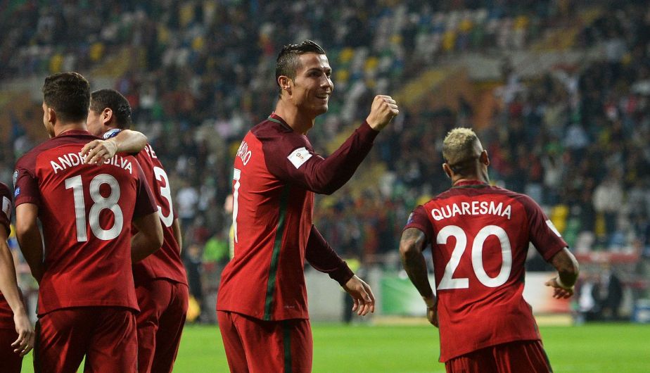Cristiano Ronaldo celebró así uno de sus goles a Andorra