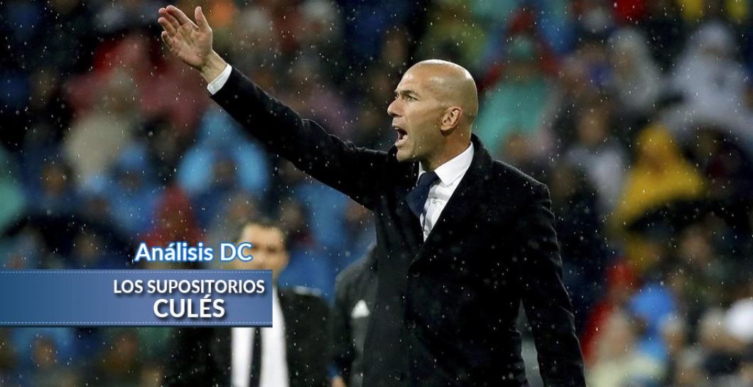 Zidane protesta una acción en el partido ante el Athletic de Bilbao