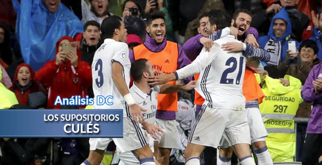 El Real Madrid celebró así el gol de Morata al Athletic