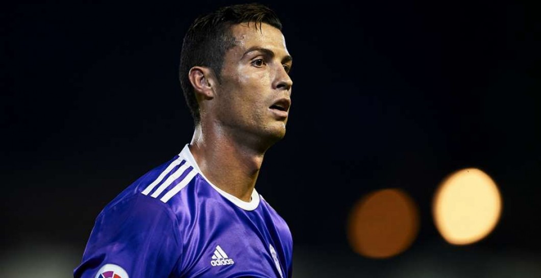 Cristiano Ronaldo en un partido con el Madrid