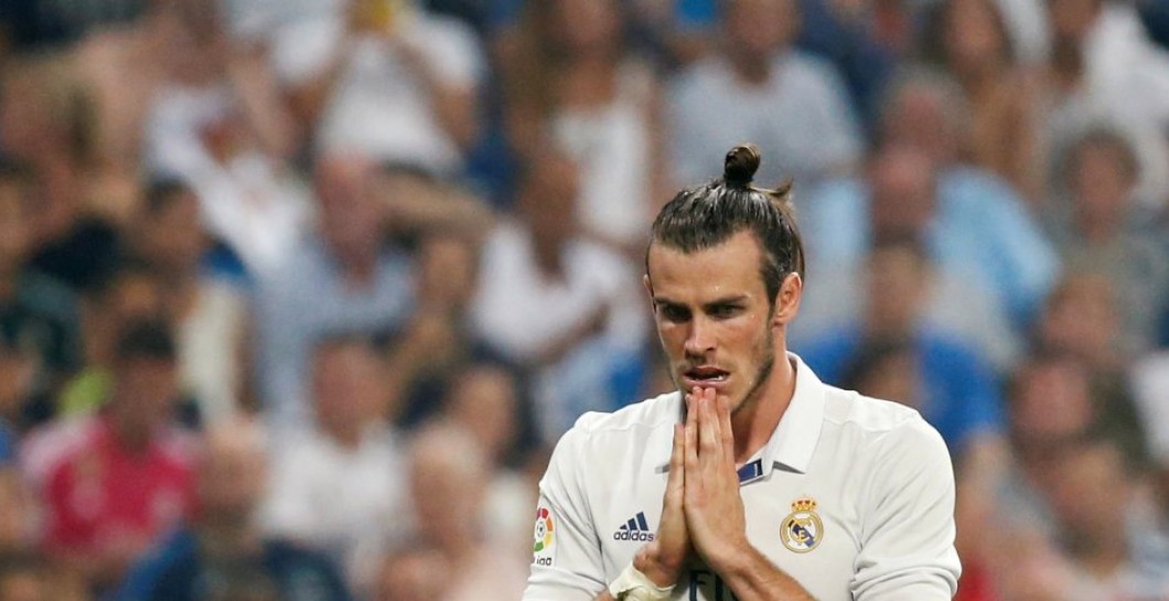 Bale tras una jugada en el partido ante el Celta