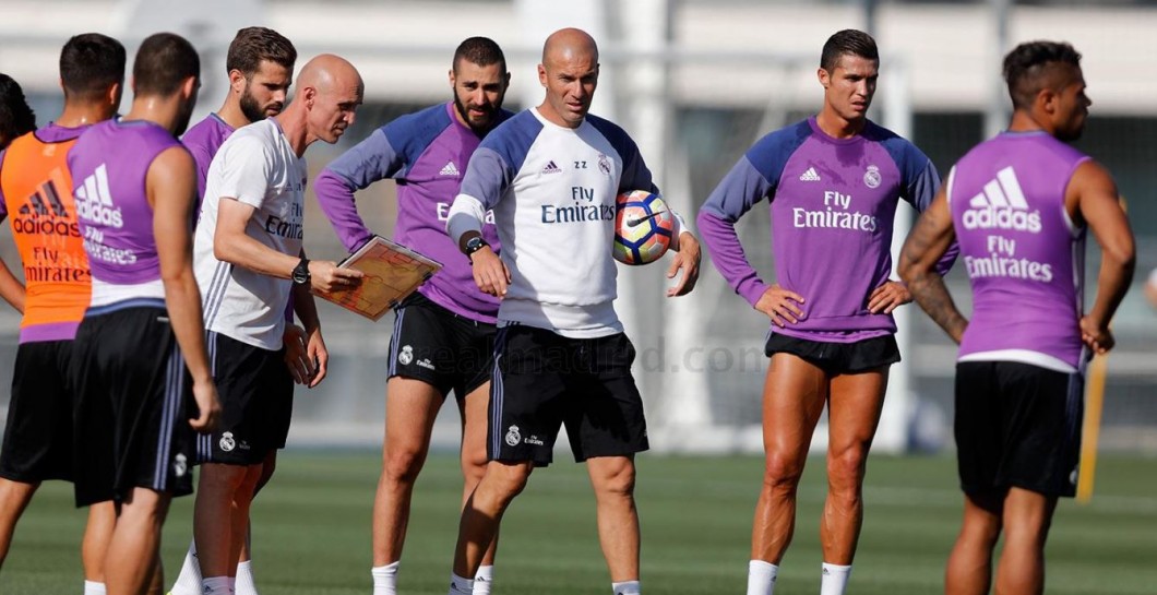 Zidane, entrenamiento Real Madrid