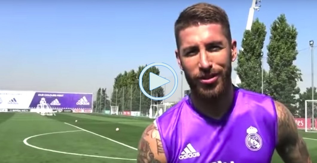Ramos, entrenamiento, video