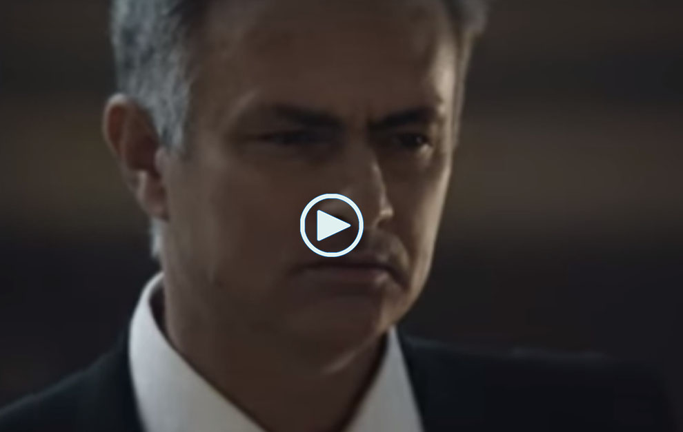 Mourinho en un anuncio