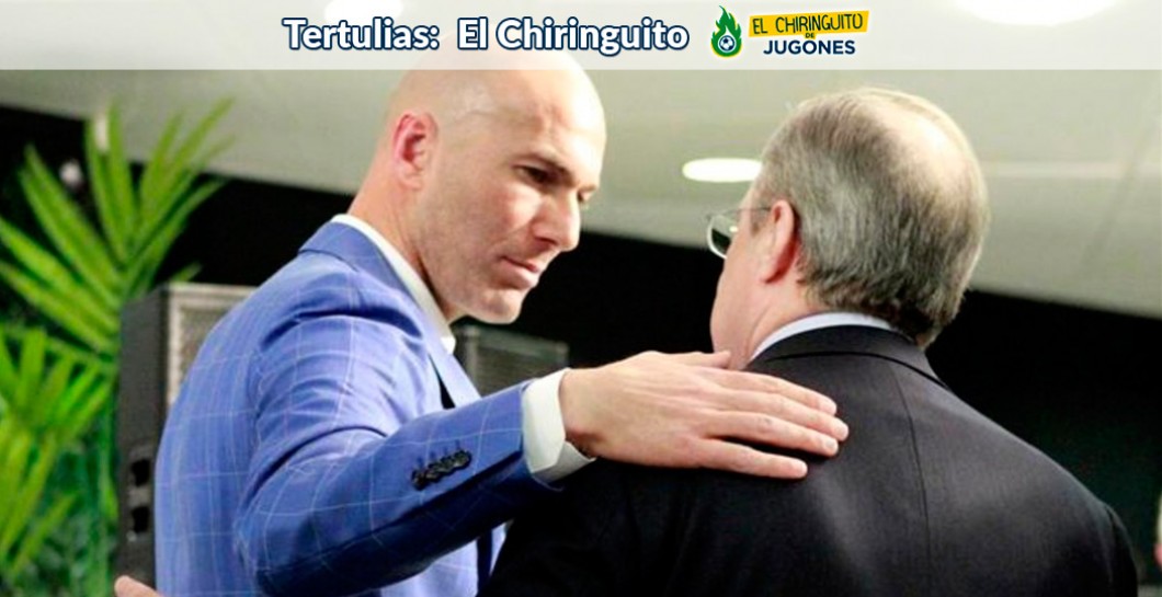 Zinedine Zidane, Florentino Pérez, El Chiringuito