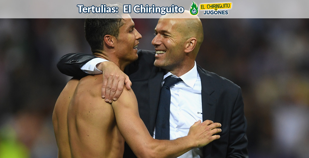 Zinedine Zidane, Cristiano Ronaldo, El Chiringuito