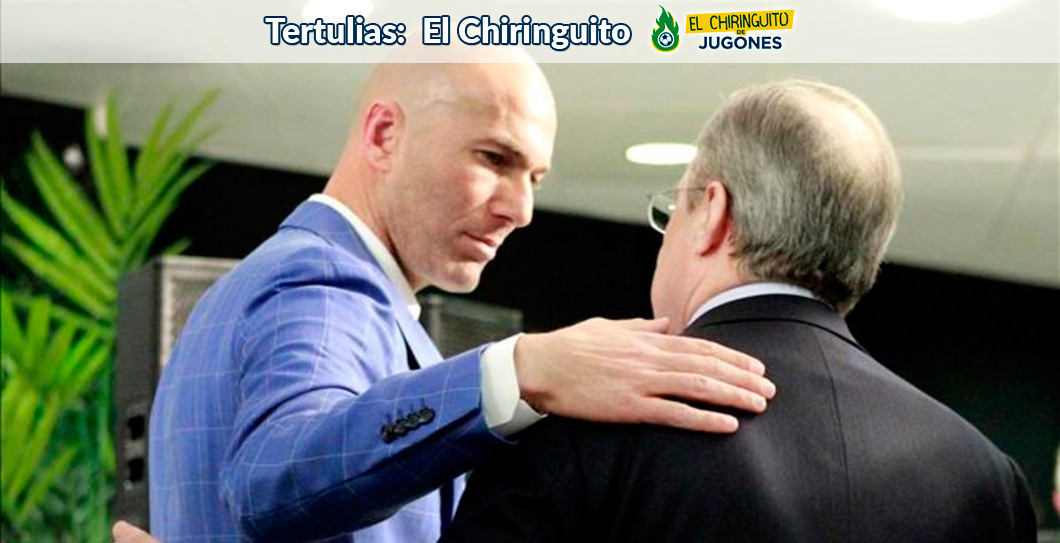 Zinedine Zidane, Florentino Pérez, El Chiringuito