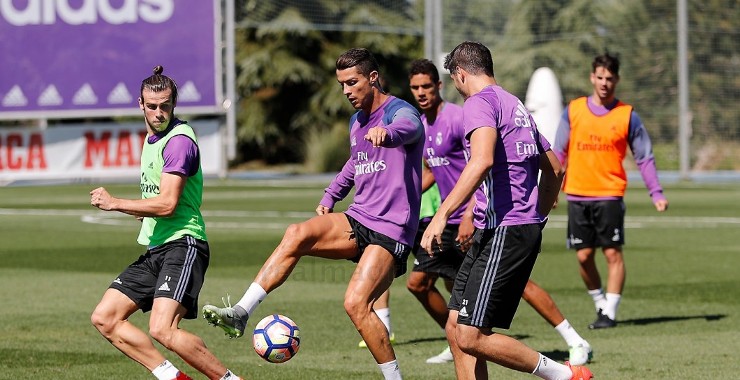 Cristiano y Bale entrenaron este lunes con normalidad