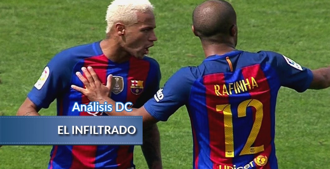 La pelea de Neymar con su compañero Rafinha