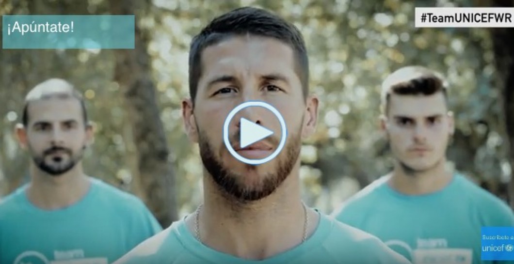 Sergio Ramos, video, Unicef