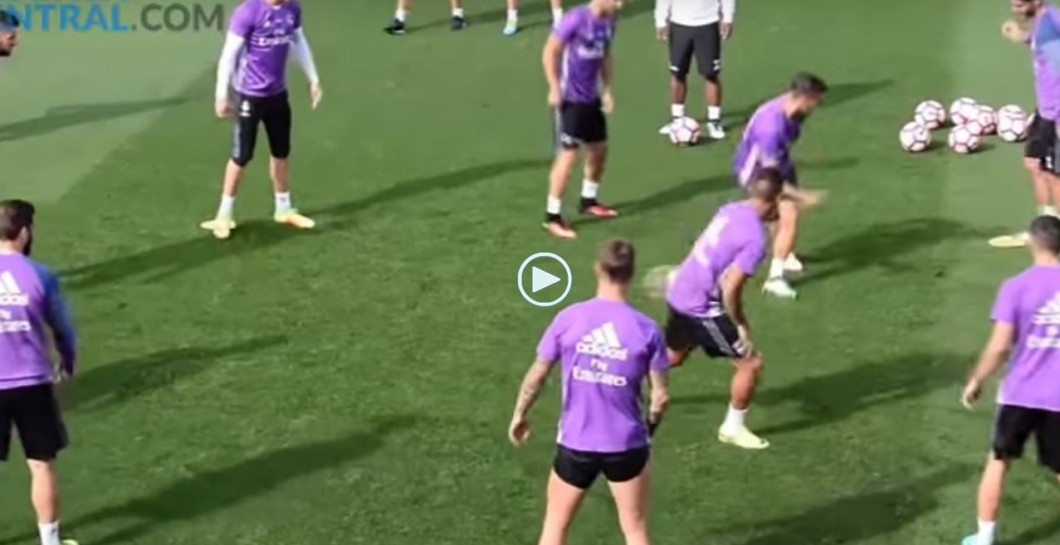 entrenamiento, vídeo, Real Madrid