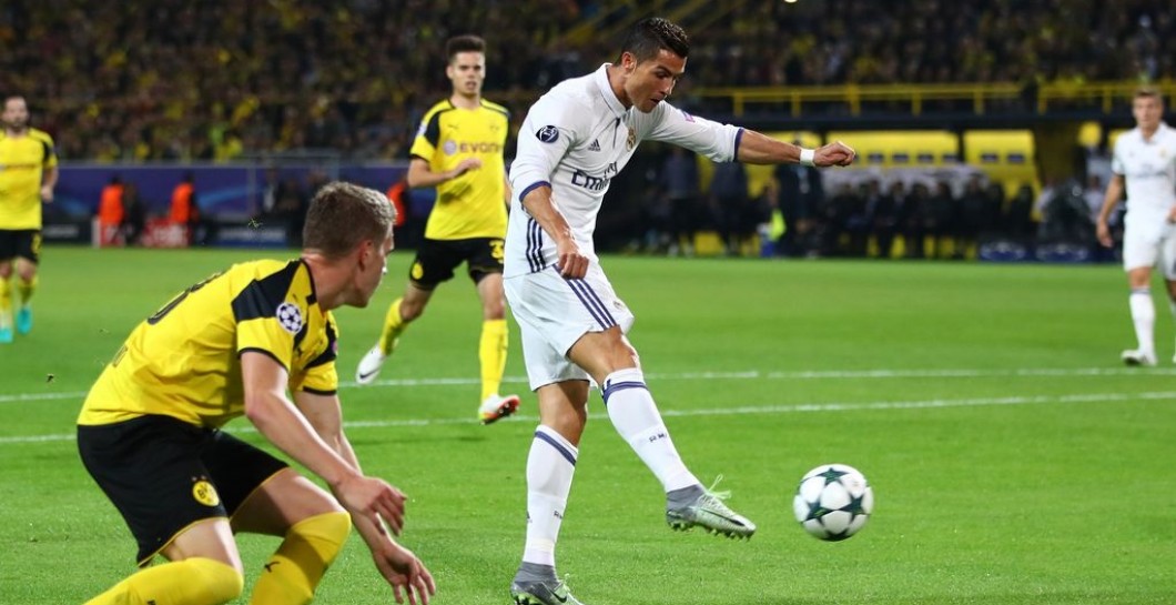 Cristiano Ronaldo marcó así su gol en Dortmund