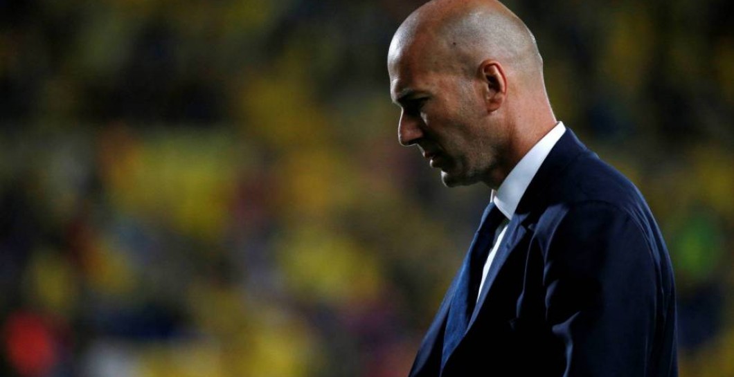 Zidane se muestra pensativo