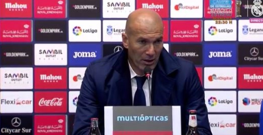 Zidane rdp Leganés