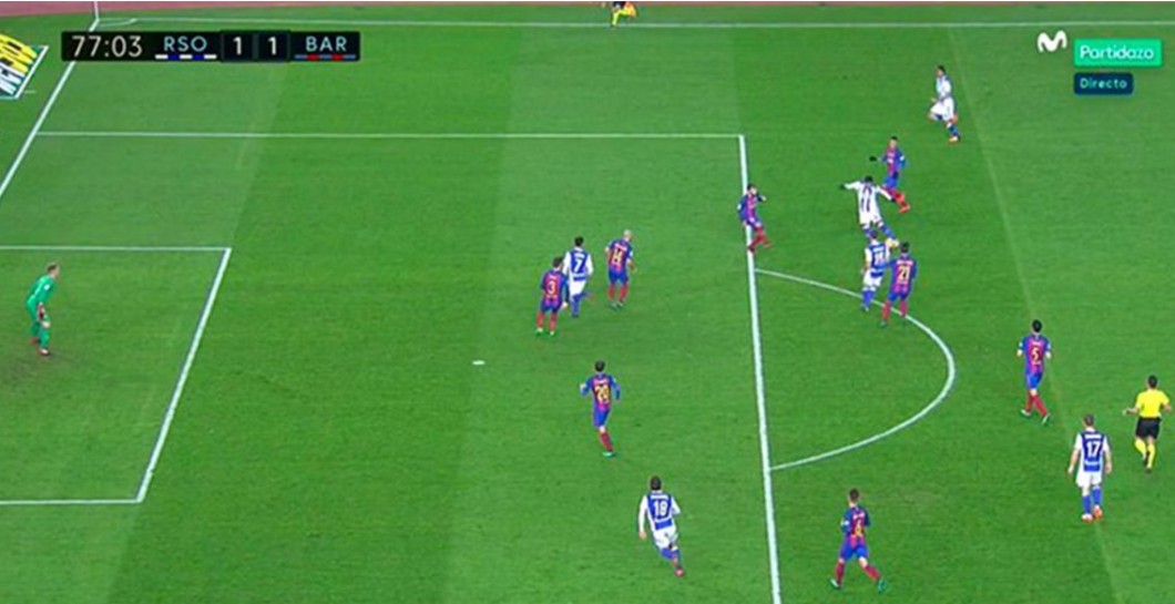 Juanmi, gol legal, Real Sociedad, Barcelona