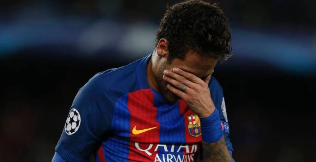 Neymar llorando