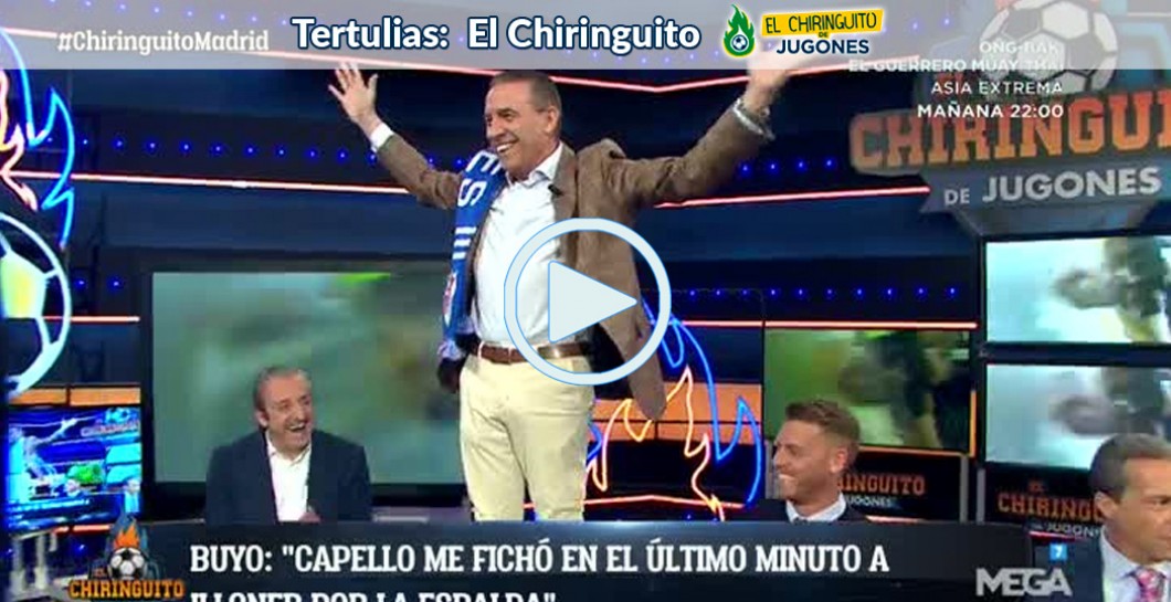 Paco Buyo, Video, El Chiringuito