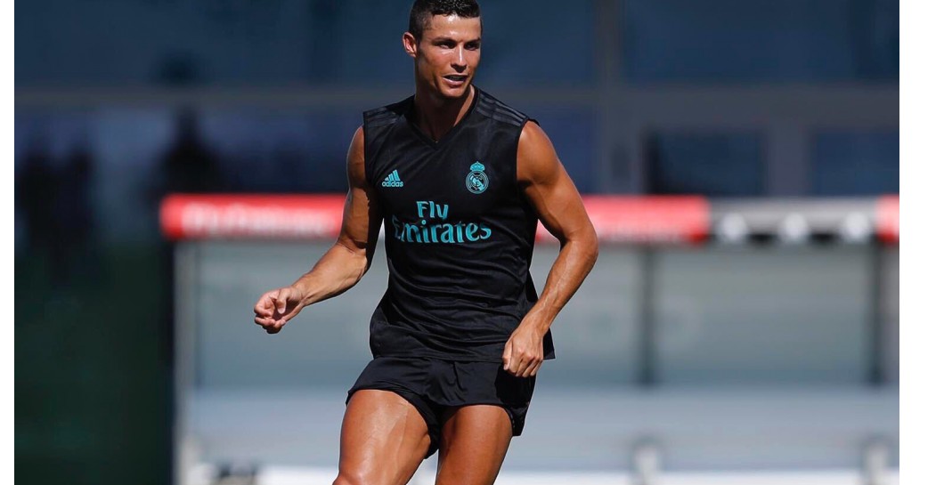 Cristiano Ronaldo, entrenamiento, Real Madrid