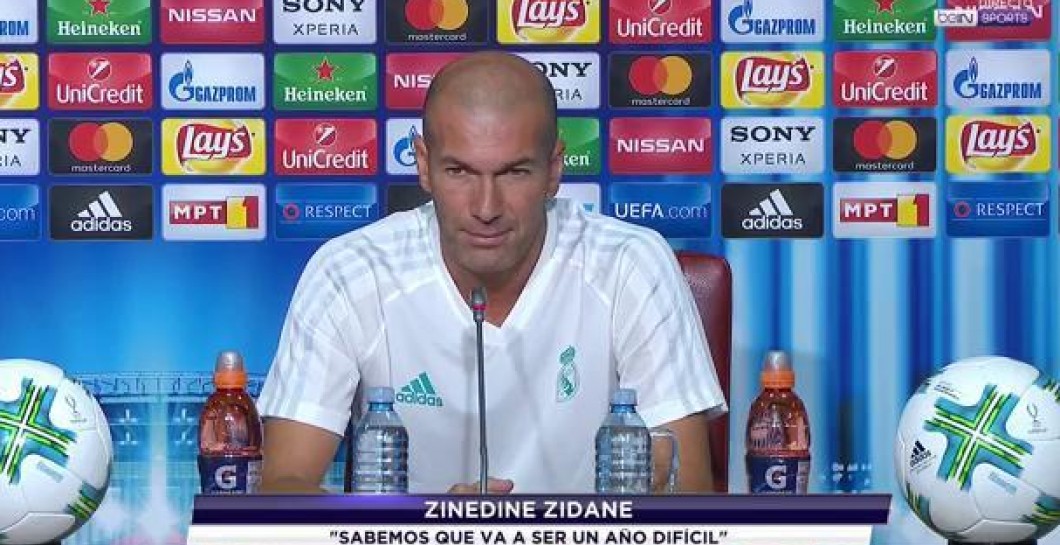 Zidane, rueda de prensa, Supercopa