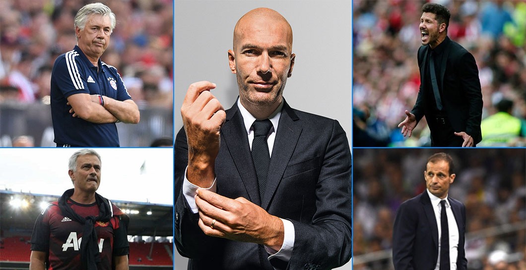 Zinedine Zidane, entrenadores, Europa