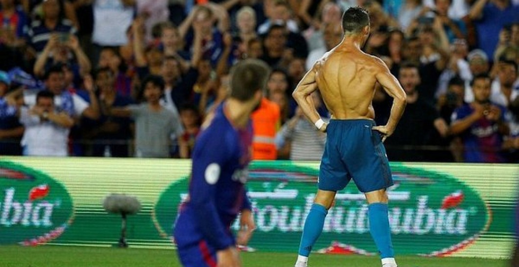 Cristiano Ronaldo celebración gol Clásico