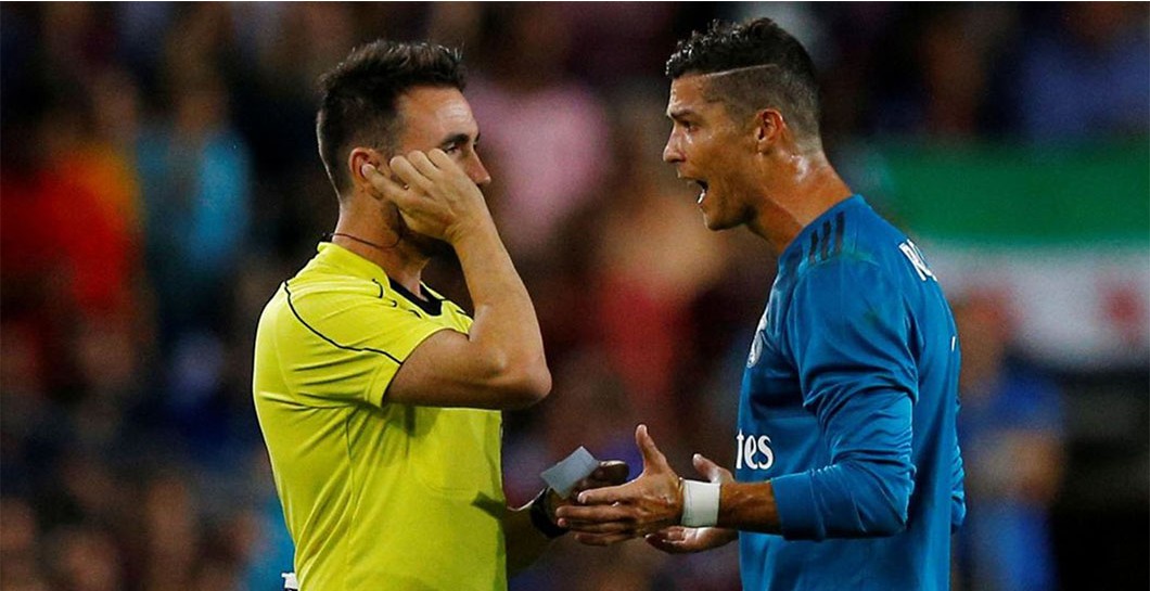 Cristiano Ronaldo, árbitro, Supercopa de España, 2017