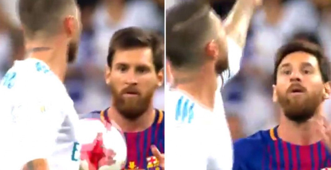 Montaje vacile de Ramos a Messi