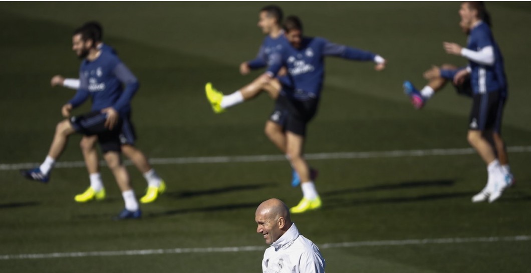 Zidane, Entrenamiento