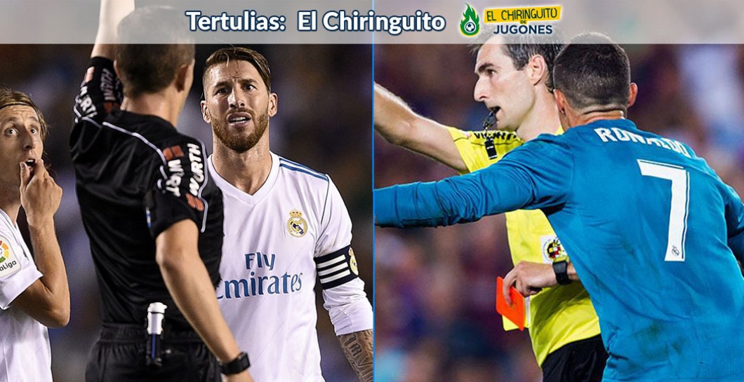 Expulsiones, Sergio Ramos, Cristiano Ronaldo, El Chiringuito