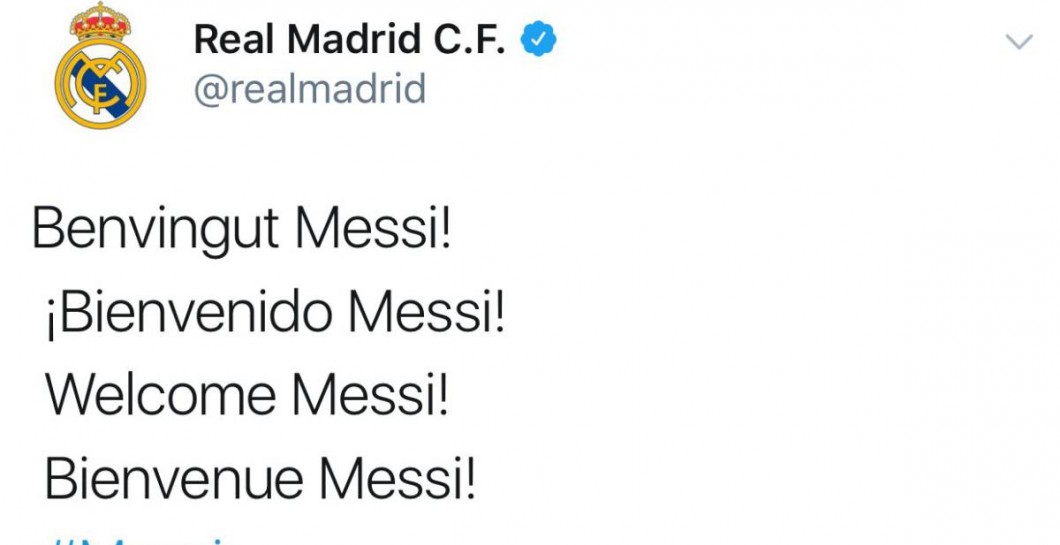 Messi, falso fichaje, Real Madrid