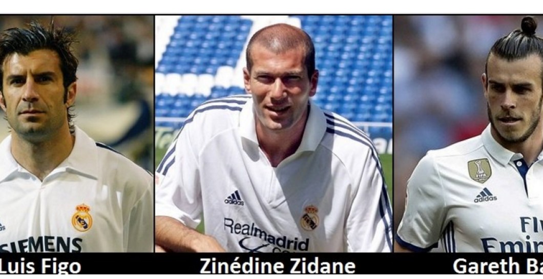 Figo, Zidane y Bale