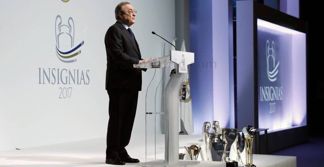 Florentino Pérez en su discurso a los socios