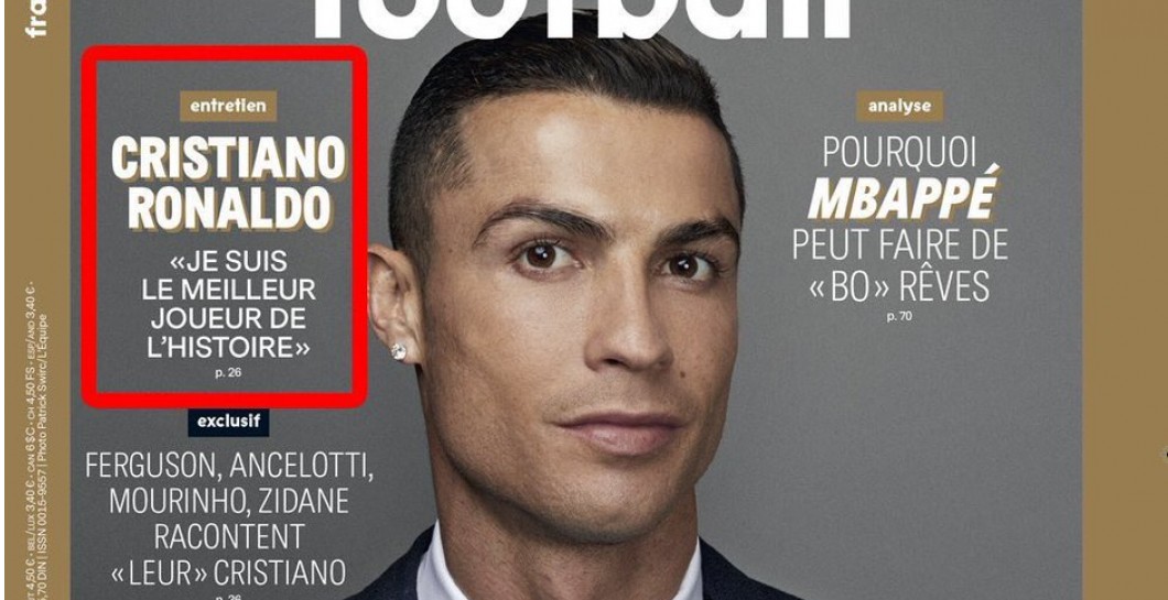 Cristiano es portada del nuevo número de 'France Football'