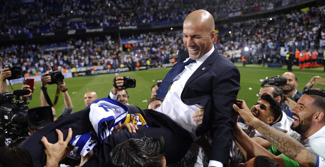 Zidane en Málaga Liga 33