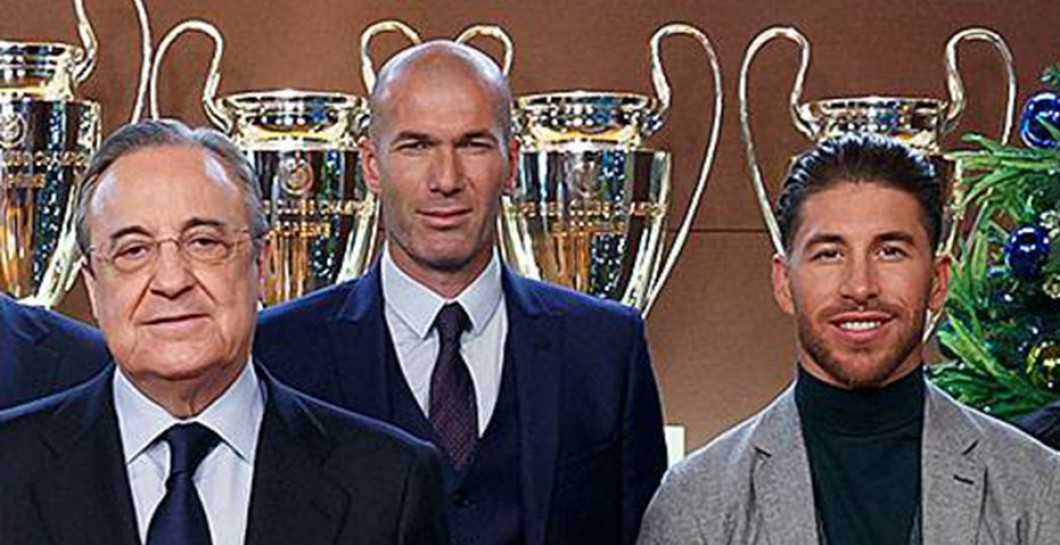 Florentino Pérez, Zidane y Sergio Ramos