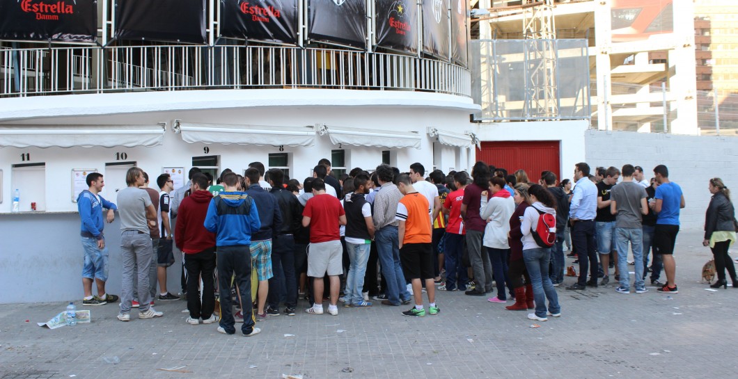 Taquillas del estadio de Mestalla