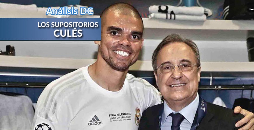 Pepe posa junto a Florentino Pérez