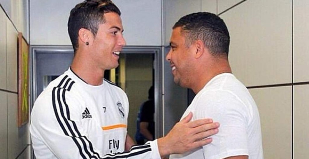 Cristiano Ronaldo y Ronaldo Nazario