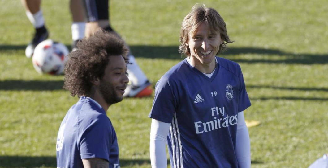 Marcelo y Modric
