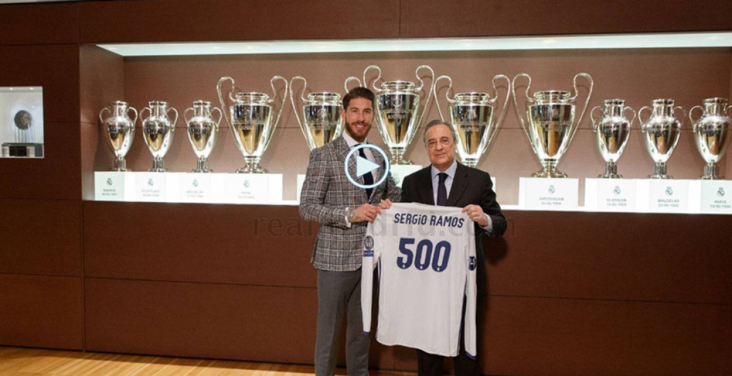 El obsequio del Real Madrid a Sergio Ramos
