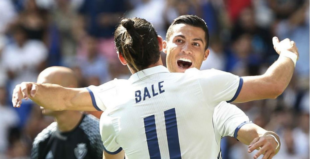 Bale y Cristiano Ronaldo se abrazan esta temporada