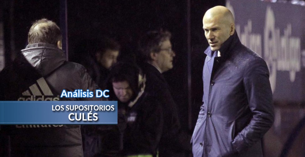 Zidane en el partido de Pamplona