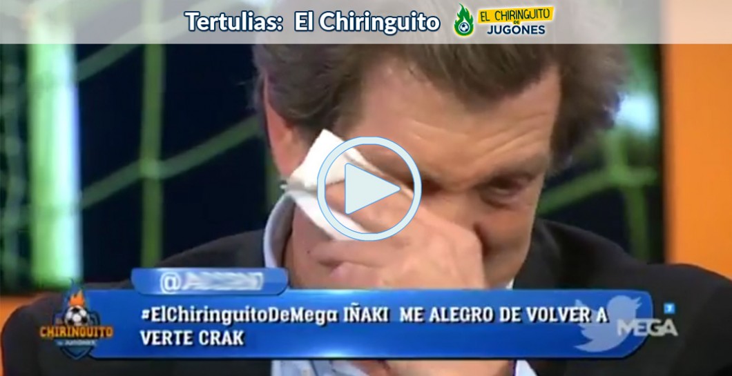 Lágrimas, Iñaki Cano, video, El Chiringuito