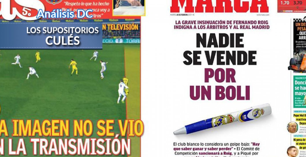 La prensa culé se sorprende de la defensa madrileña al club blanco