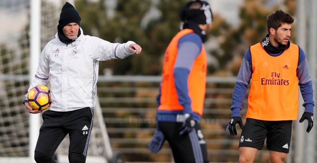 Zidane, entrenamiento, Real Madrid