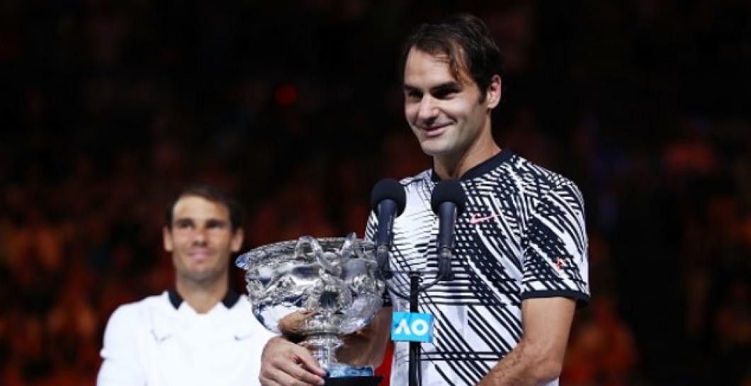 Federer con el Open de Australia