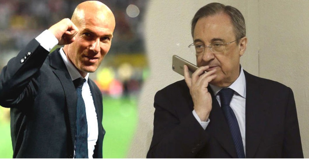 Montaje Zidane y Florentino Pérez