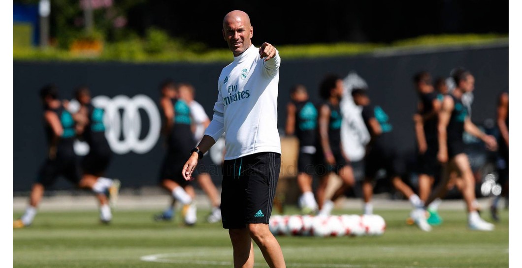 Zinedine Zidane, entrenamiento, Real Madrid